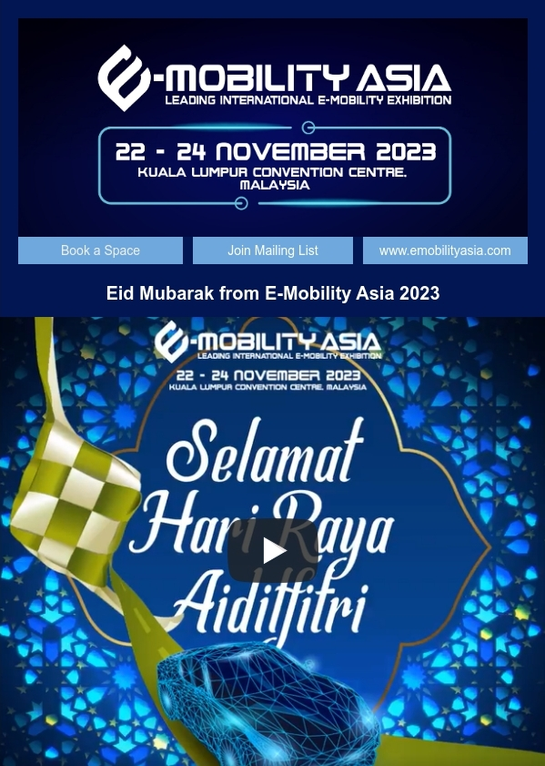 Eid Mubarak from E Mobility Asia 2023 1