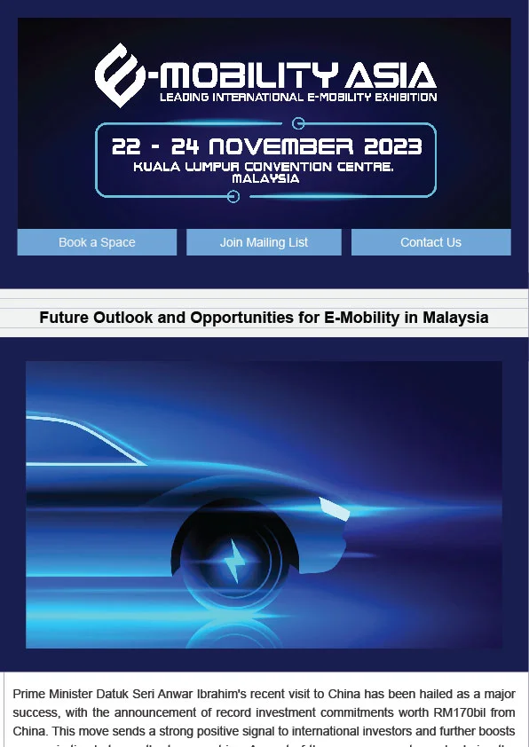 Future Outlook and Opportunities for E Mobility in Malaysia