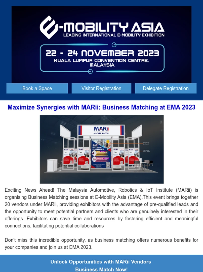 Maximize Synergies with MARii Business Matching at EMA 2023 1